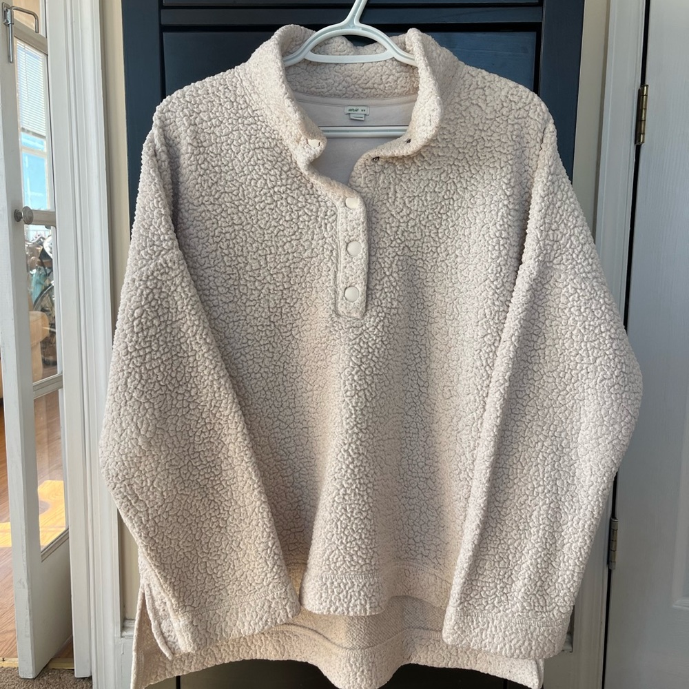 Aerie half zip Sherpa